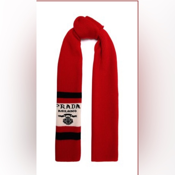 Prada Cashmere Logo Scarf - Picture 4 of 7